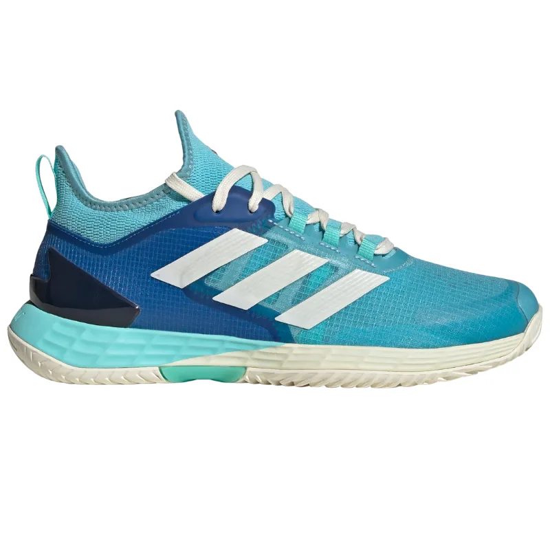 Adidas Adizero Ubersonic 4.1  Men Tennis Shoes - Turquoise / Light Aqua / Off White