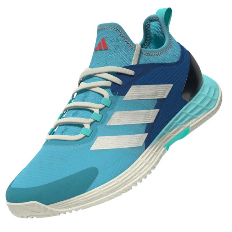 Adidas Adizero Ubersonic 4.1  Men Tennis Shoes - Turquoise / Light Aqua / Off White