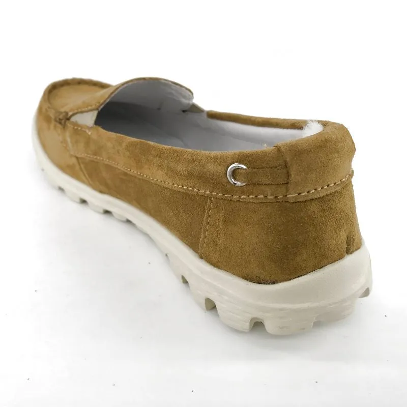 Australian Sheepskin Unisex Casual Flats UGG Moccasin - Chestnut