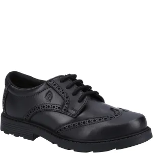 Black Jacob Senior School Shoes