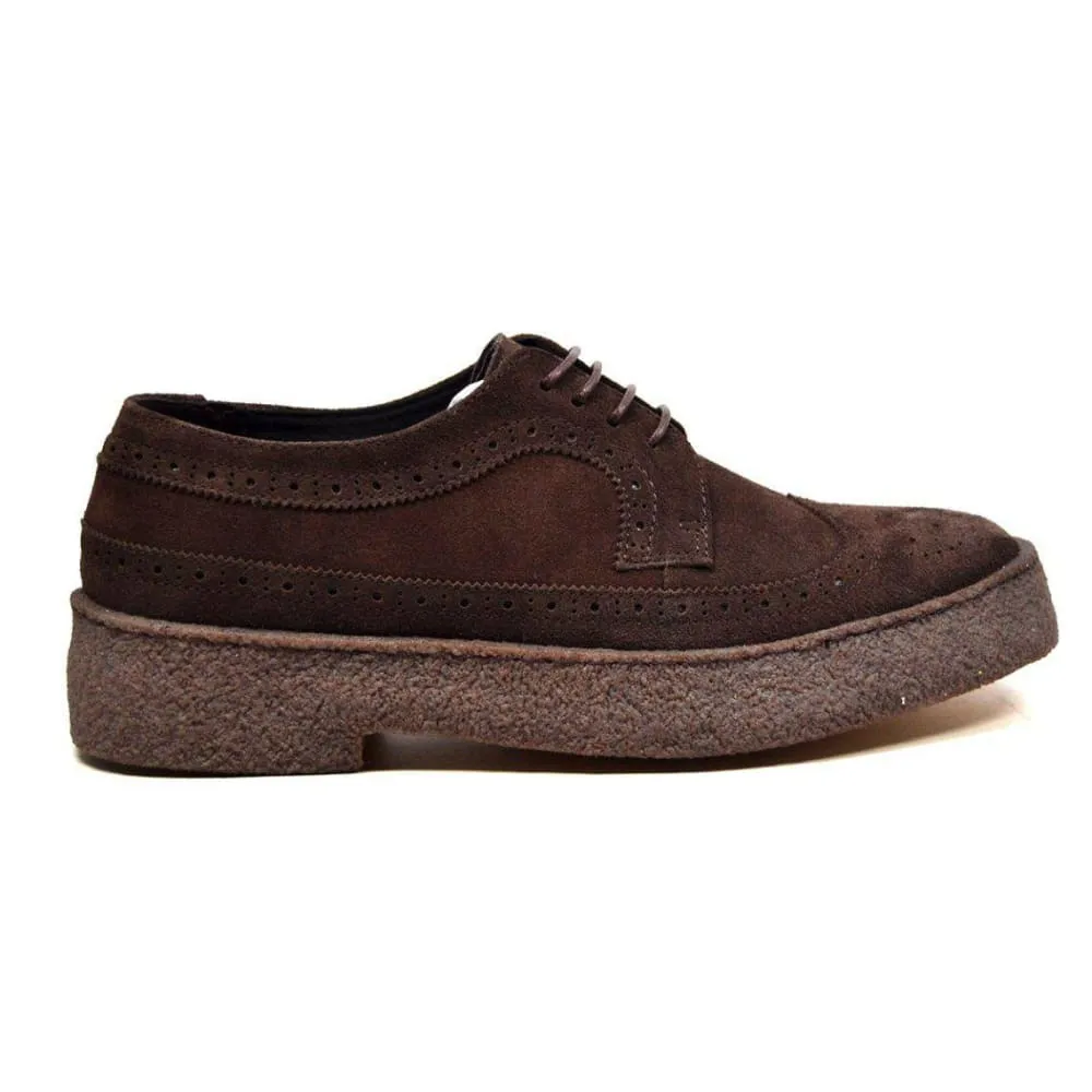 British Walkers Playboy Original Wingtips Men's Low Top Suede Oxfords