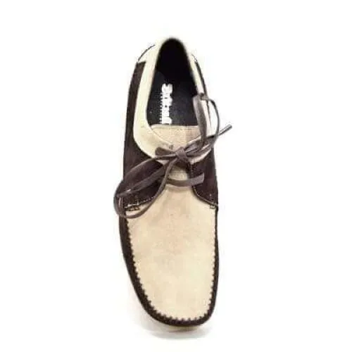 British Walkers Weaver Somerset Men's Beige and Brown Suede