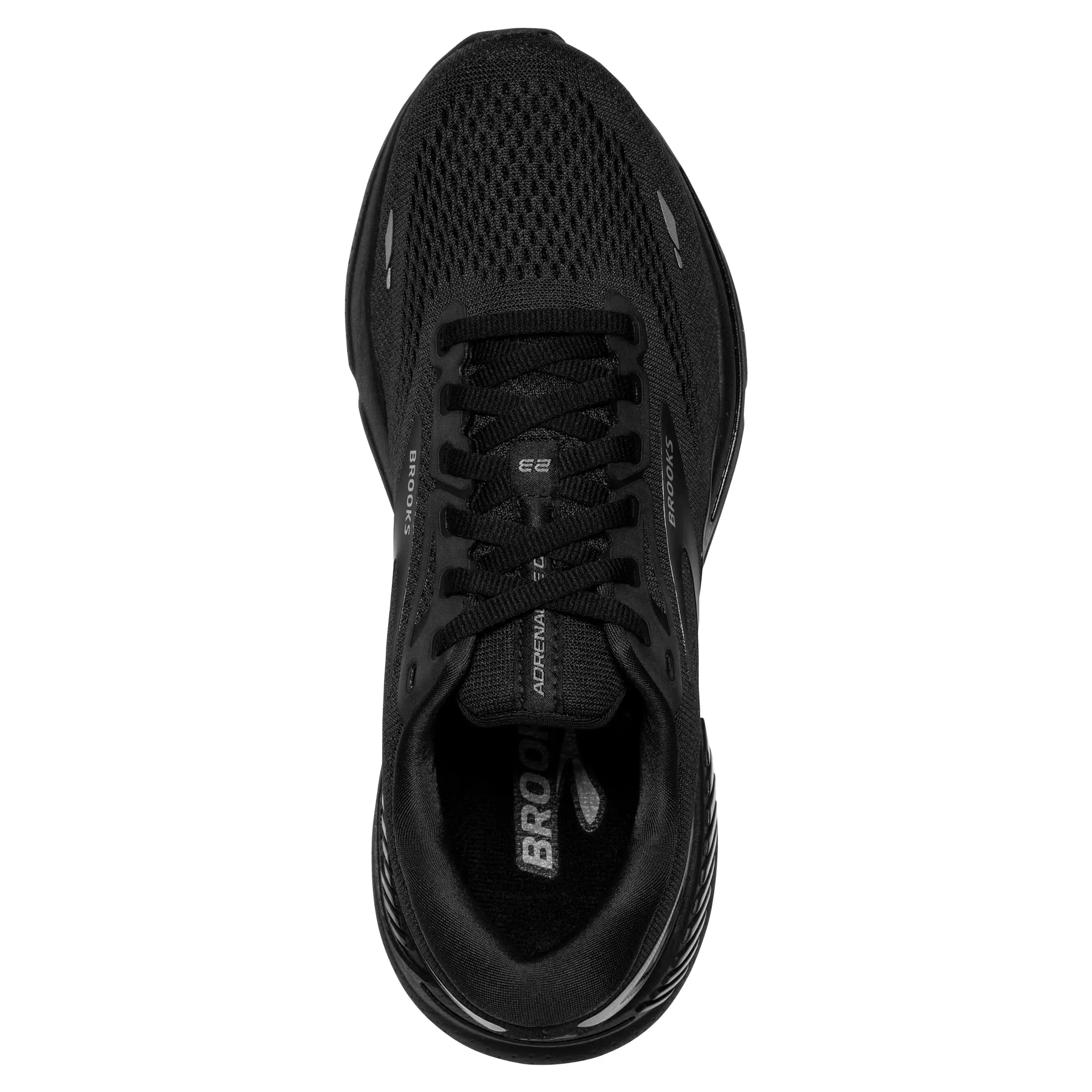 Brooks Men's Adrenaline GTS 23 Extra Wide Fit Running Shoes Black / Black / Ebony