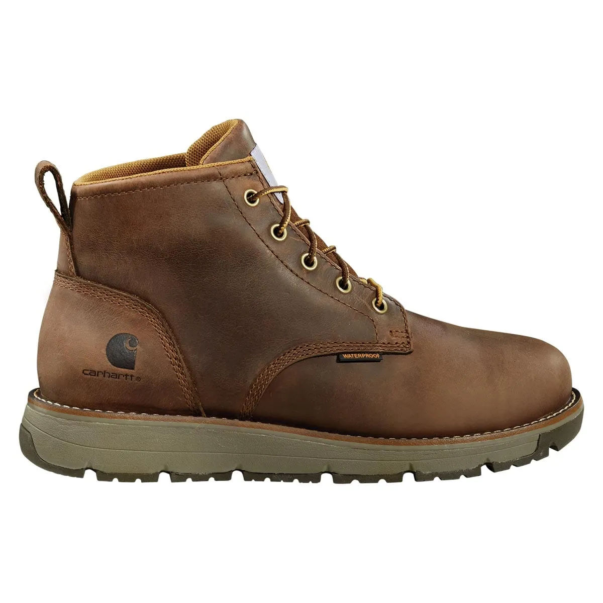 Carhartt Millbrook Waterproof 5-inch Steel Toe Wedge Boot-Brown