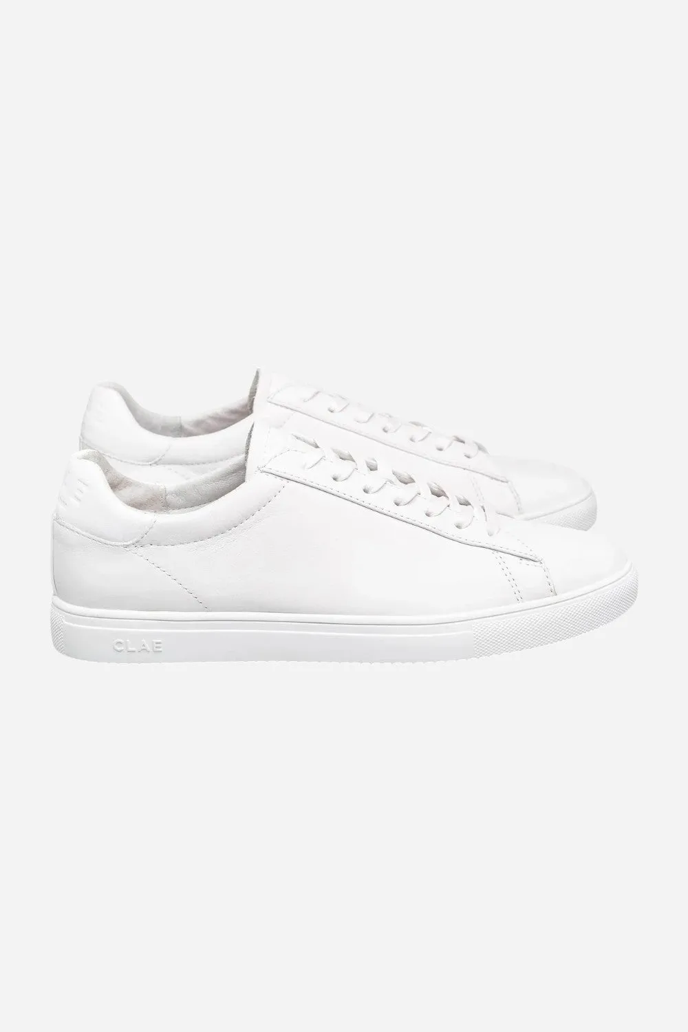 Clae Bradley Essentials in Triple White Leather