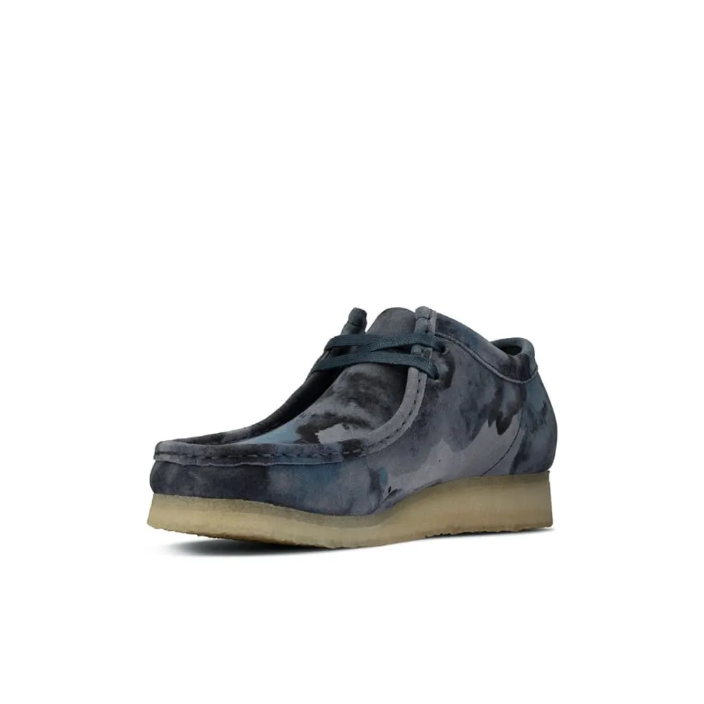 Clarks Originals Wallabee Low Men's Blue Camo Suede 26160205