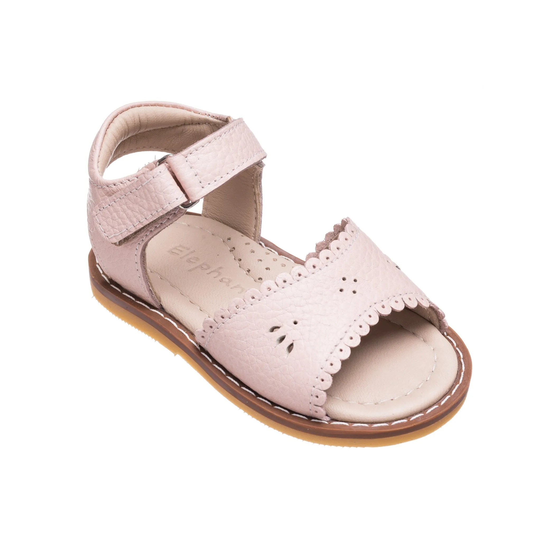 Classic Sandal with Scallop Pink