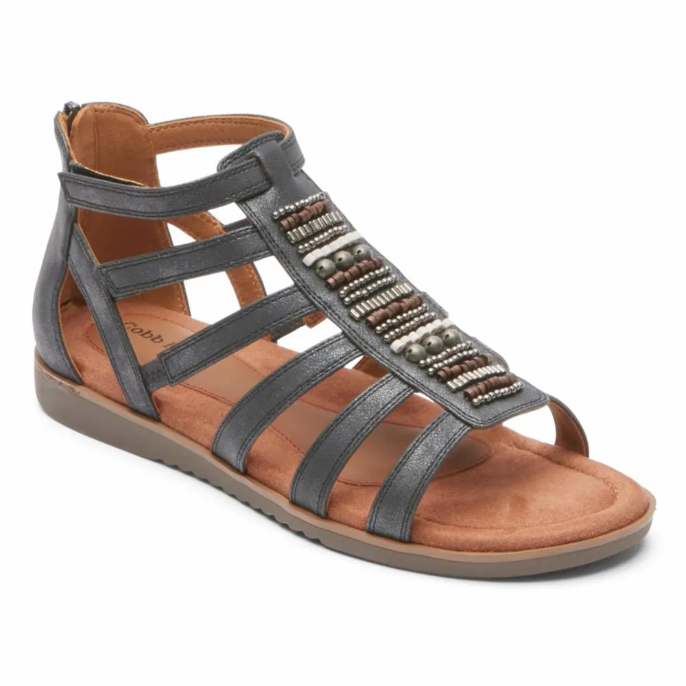 Cobb Hill ZION GLADIATOR BLACK METALLIC SYNTHETIC ECO