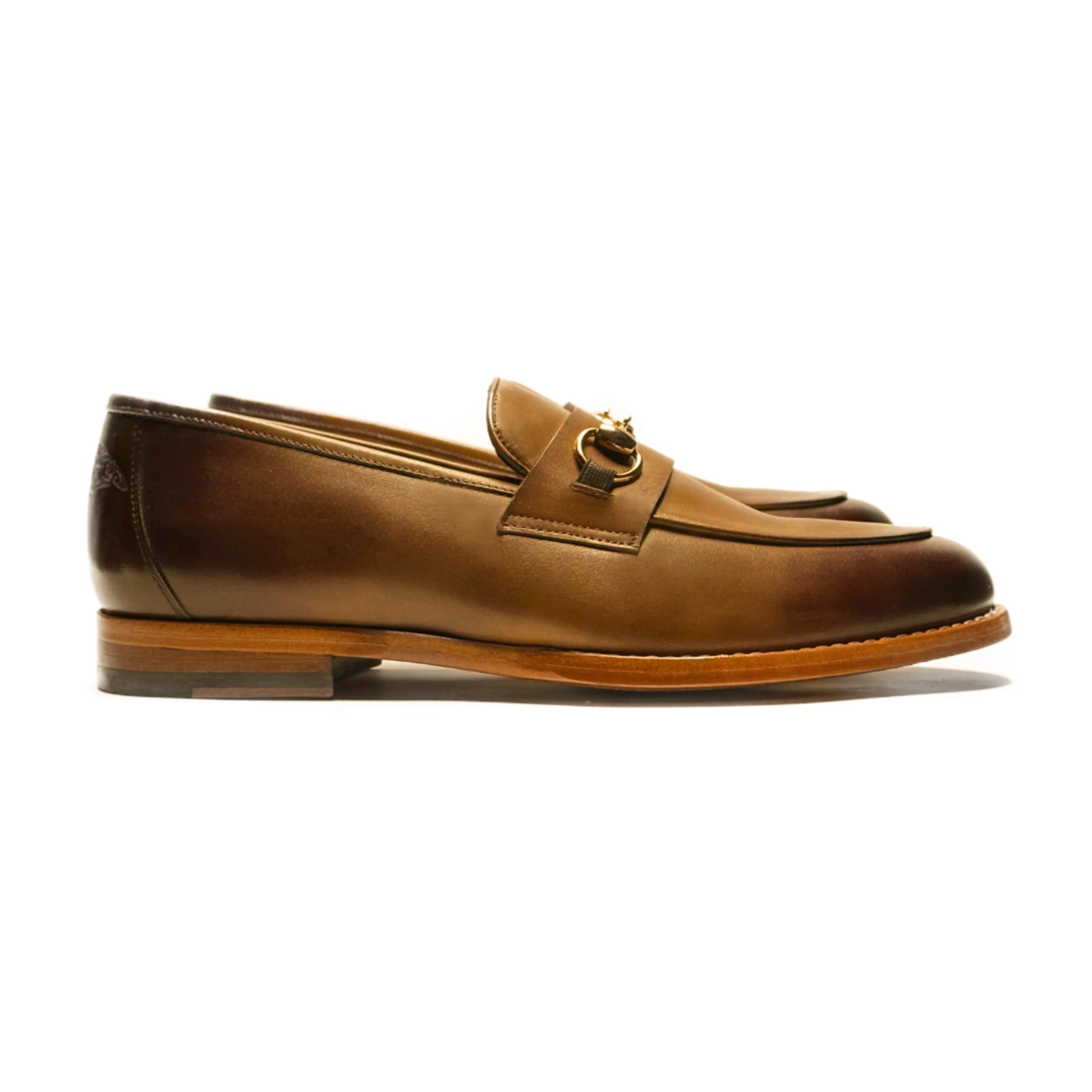 Delaine Horse Bit Slip On Loafers