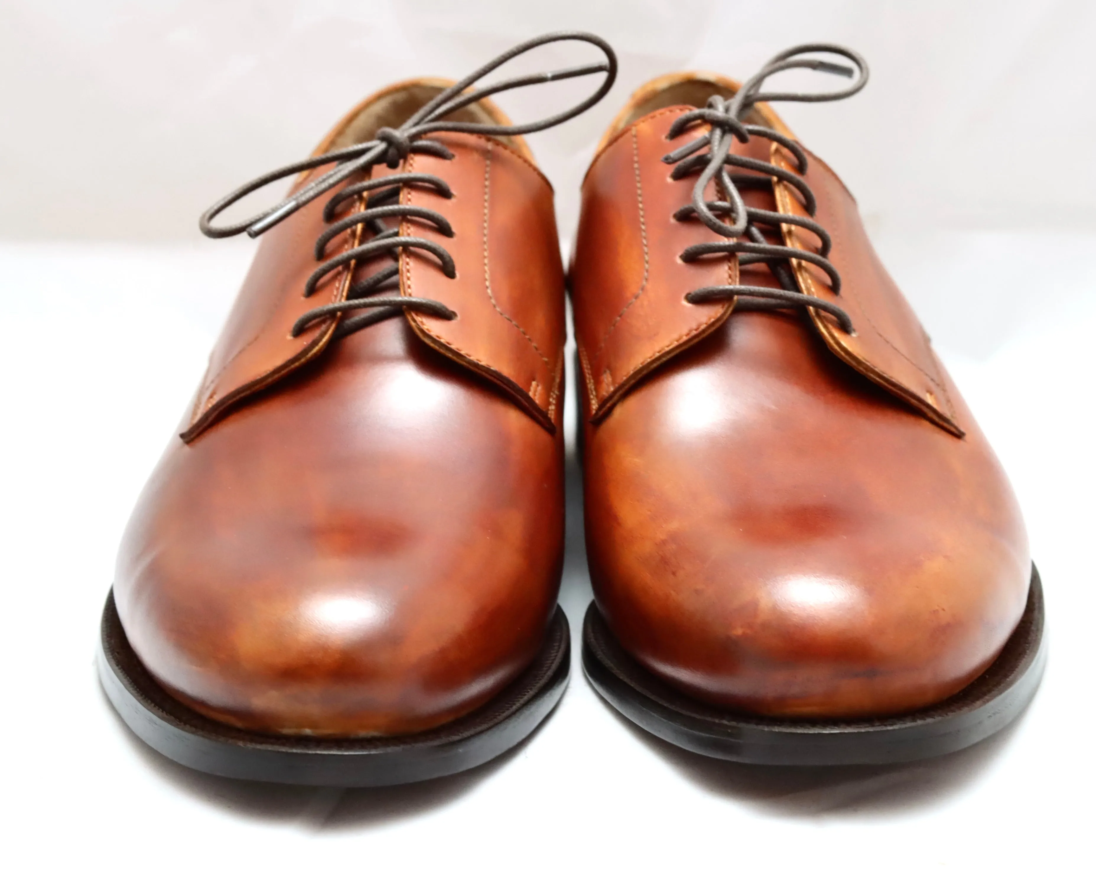 Derby shoe | cognac | calf |wide fit