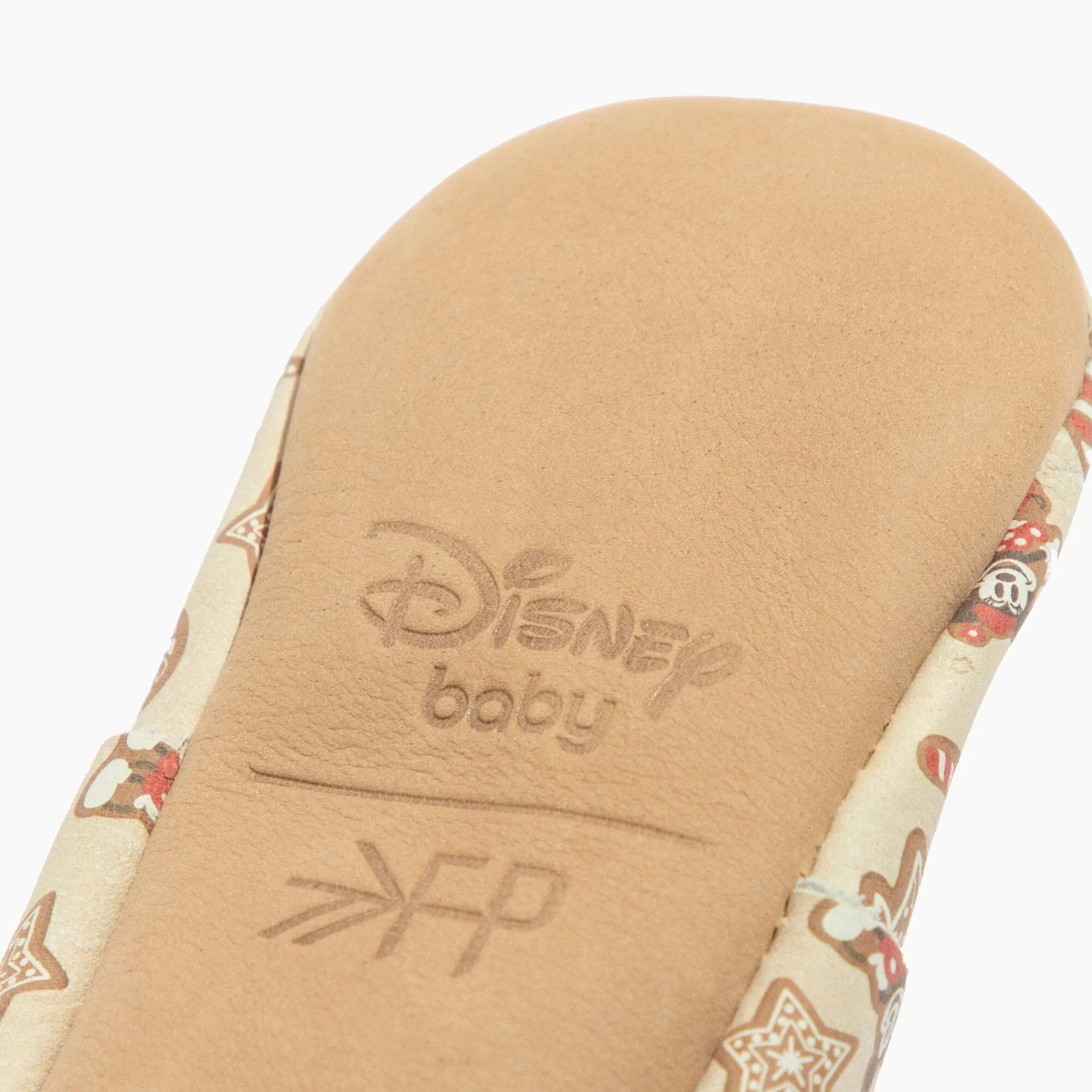 Disney Mickey and Minnie Gingerbread Shearling Baby Shoe