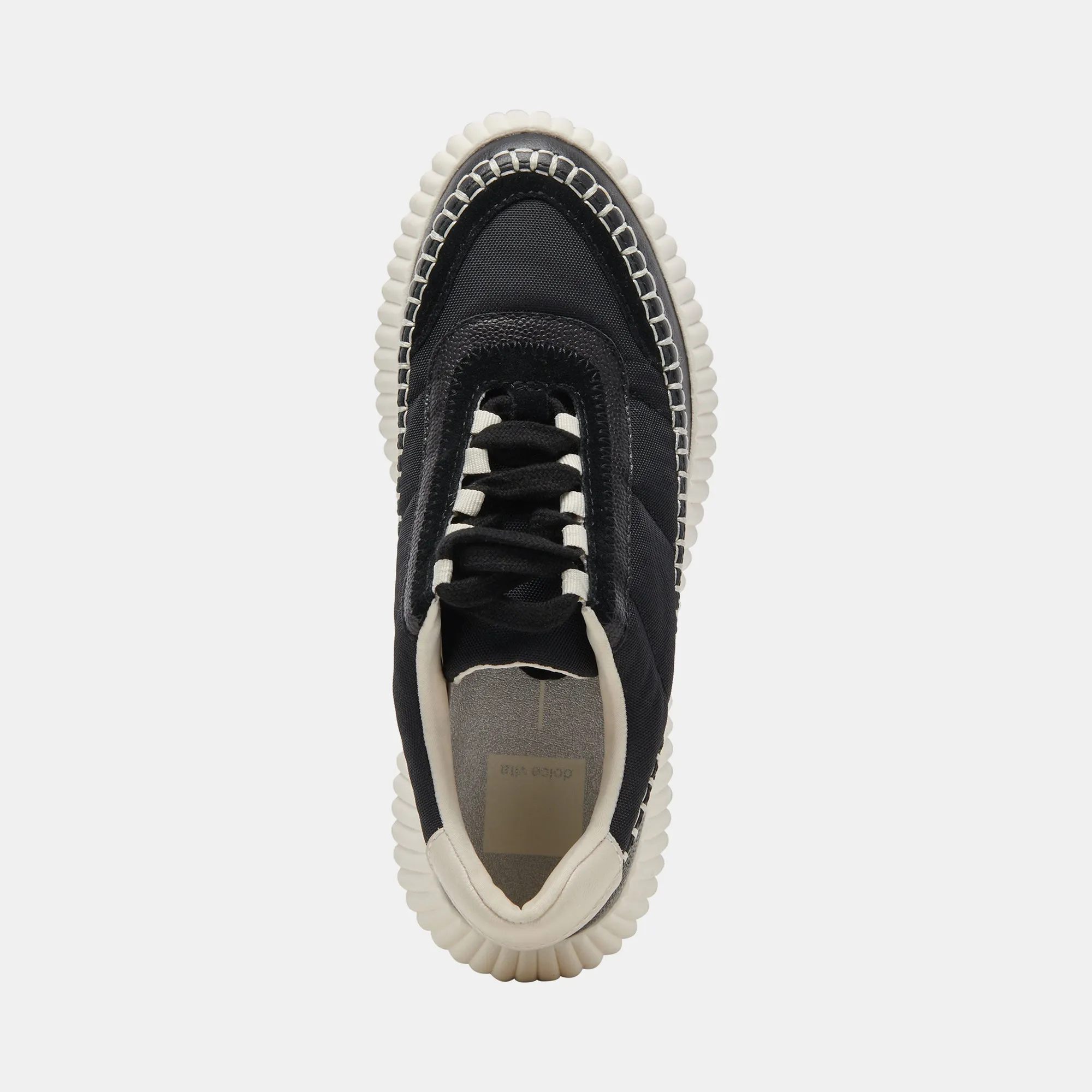 DOLEN NYLON SNEAKERS BLACK NYLON - re:vita