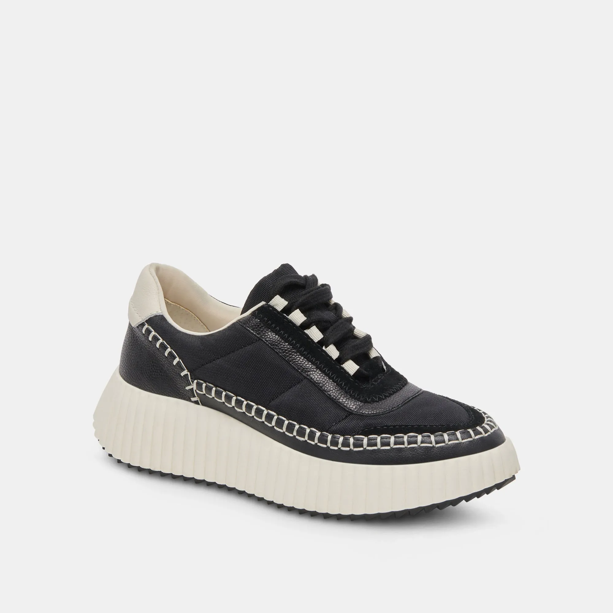 DOLEN NYLON SNEAKERS BLACK NYLON - re:vita