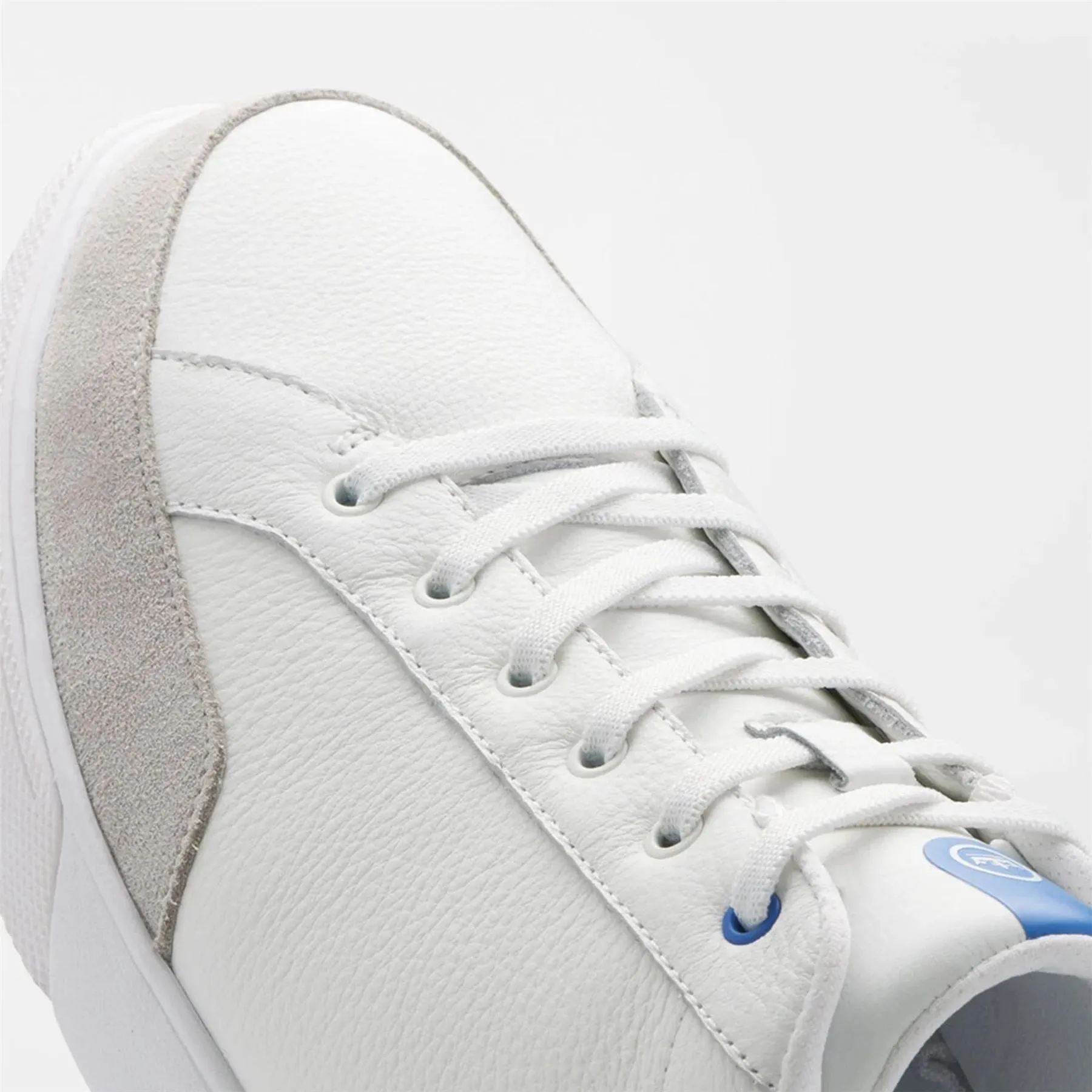 Drift Leather Hybrid Course Shoe White/Mako Blue - 2025