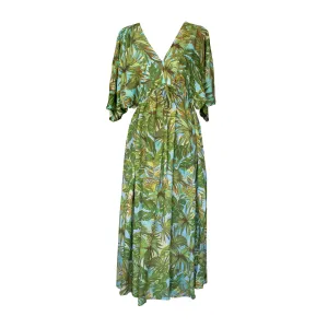 Foliage Kaftan Dress