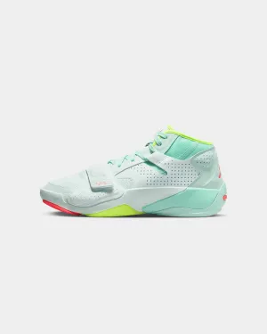 Jordan Zion 2 Barely Green/Flash Crimson-Volt