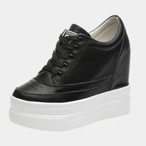 Joskaa 2024 New Black Platform Shoes Sneakers