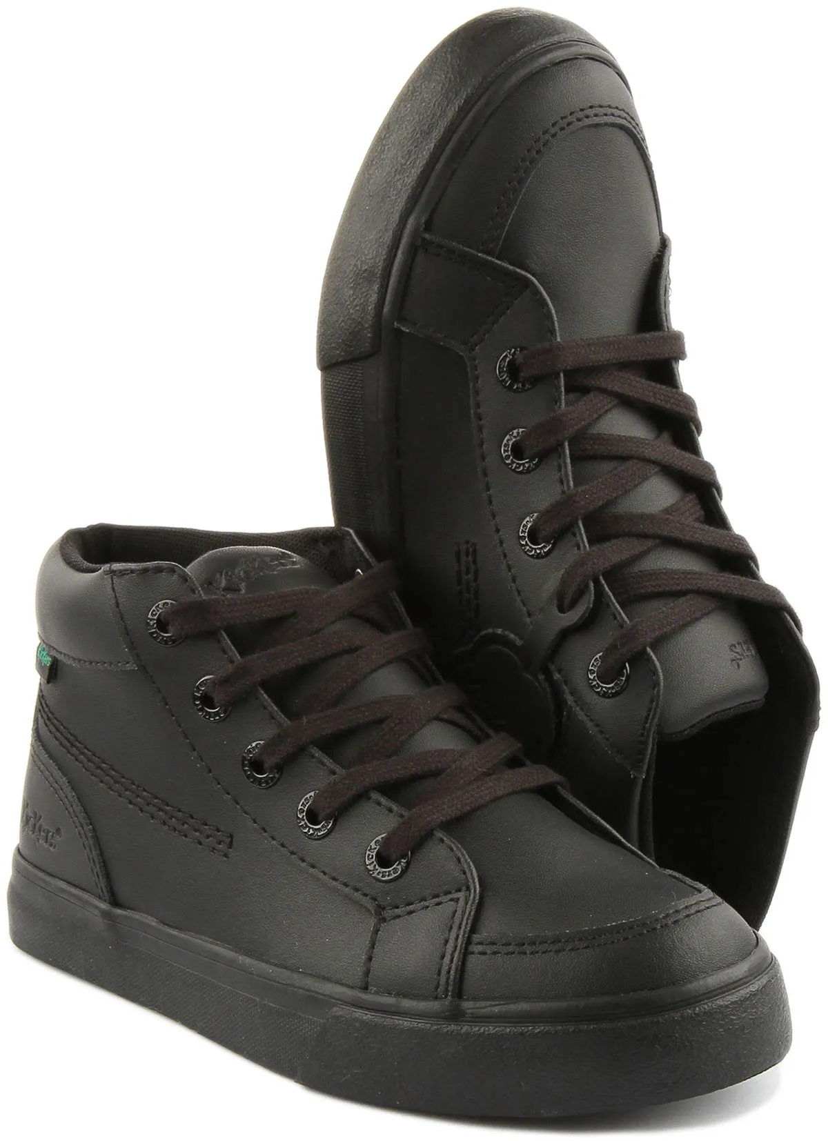 Kickers Tovni Hi In Black For Juniors