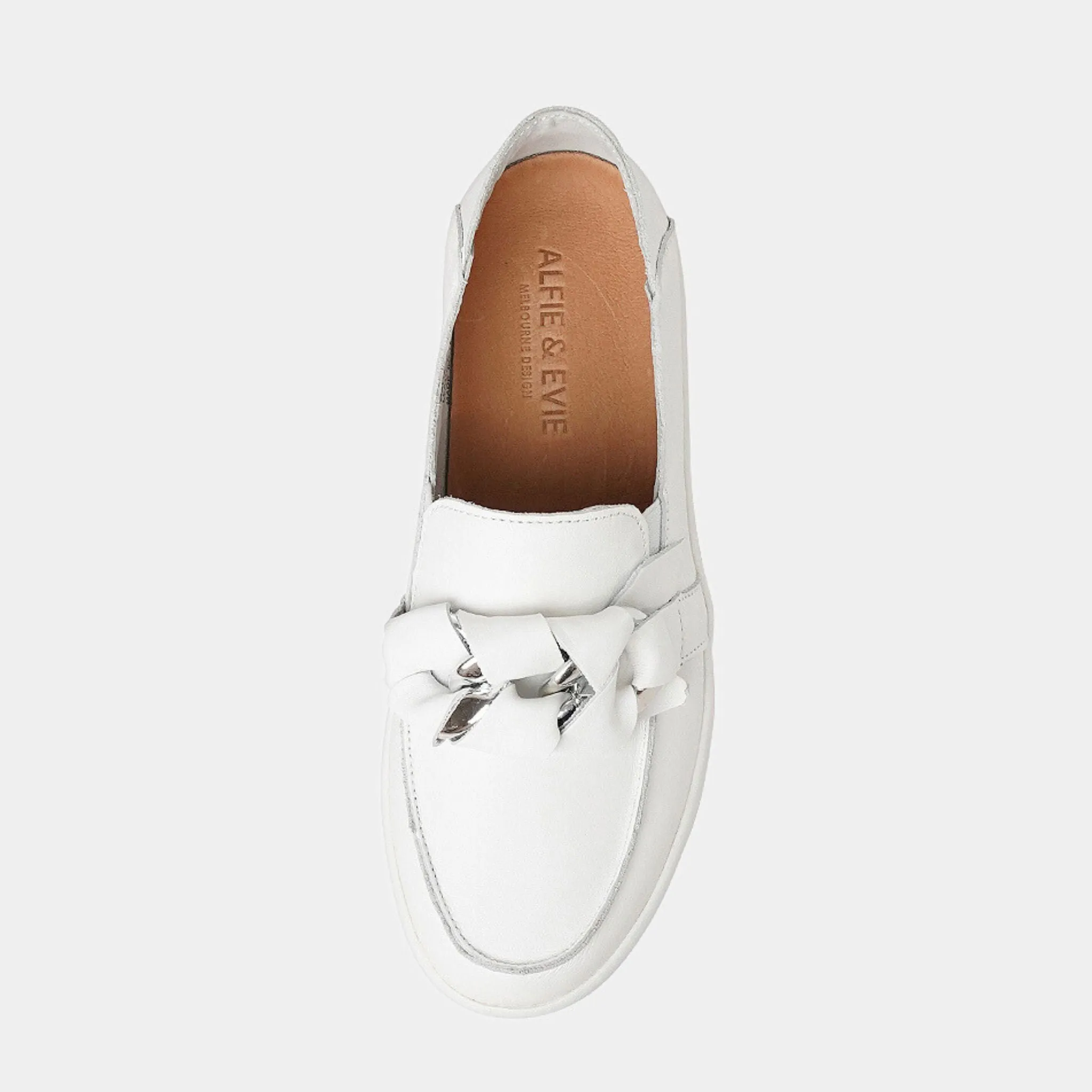 Mafia White Leather Sneakers