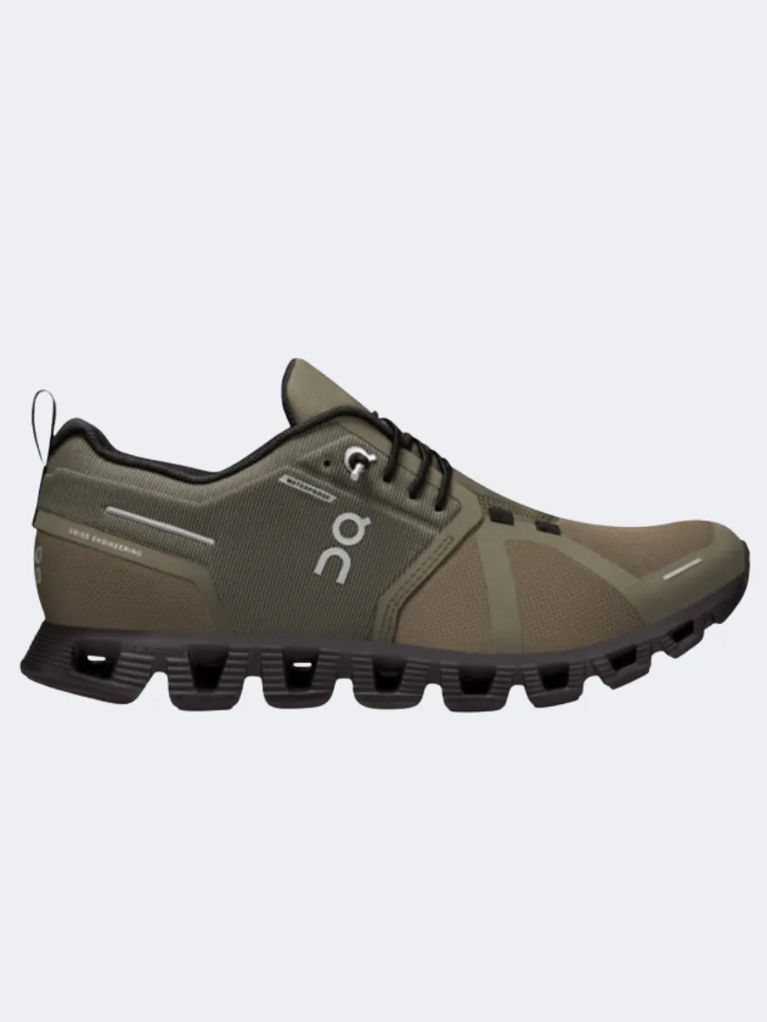 On Cloud 5 Waterproof Women Lifestyle Shoes Olive/Black