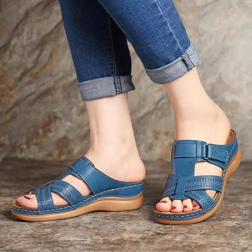 Orthopedic Extra Wide Fit Wedge Sandals