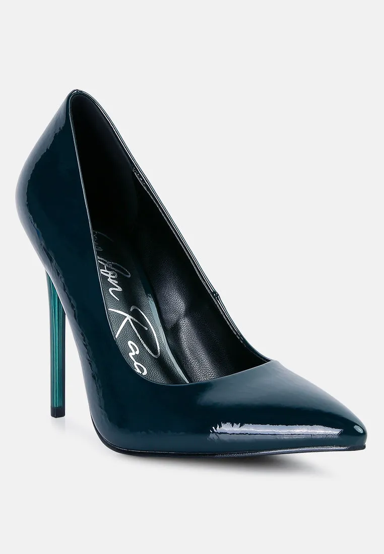 Personated Stiletto Heel Pumps