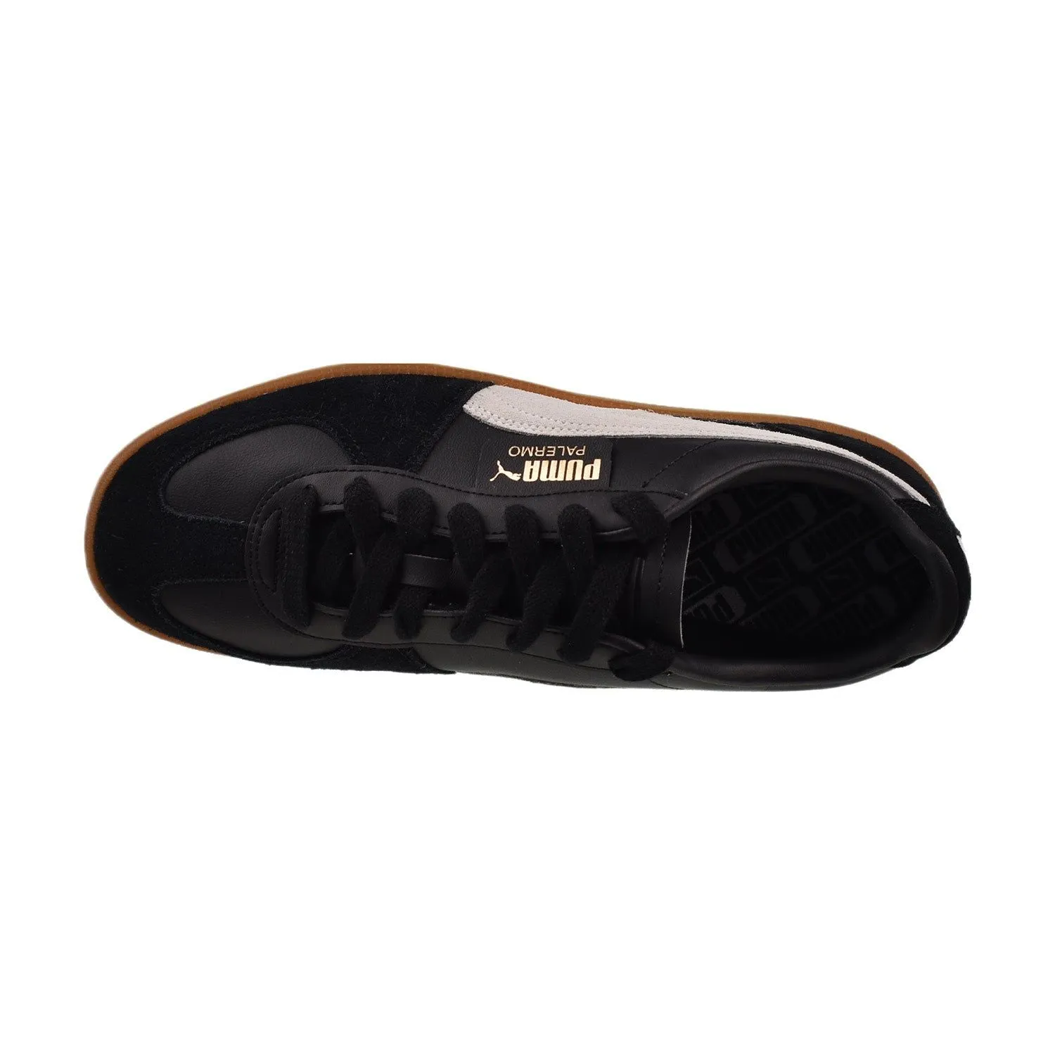 Puma Men's Palermo Leather Shoes - Black Feather / Grey Gum