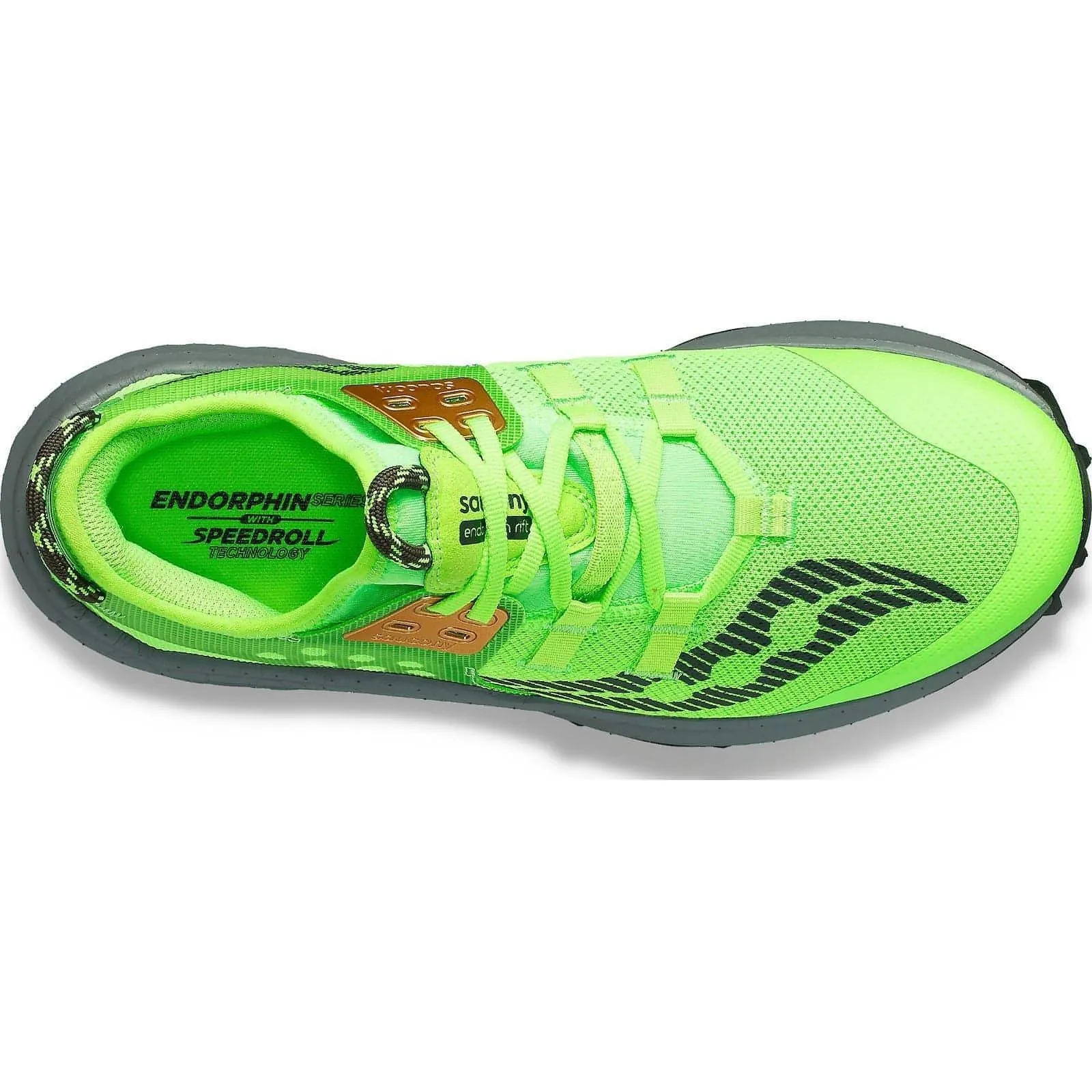 Saucony Endorphin Rift Mens Trail Running Shoes - Green