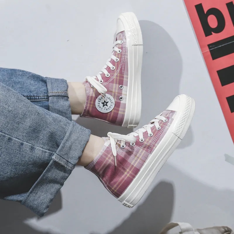 Slouchy Women's Spring Korean Versatile Air Canvas Shoes