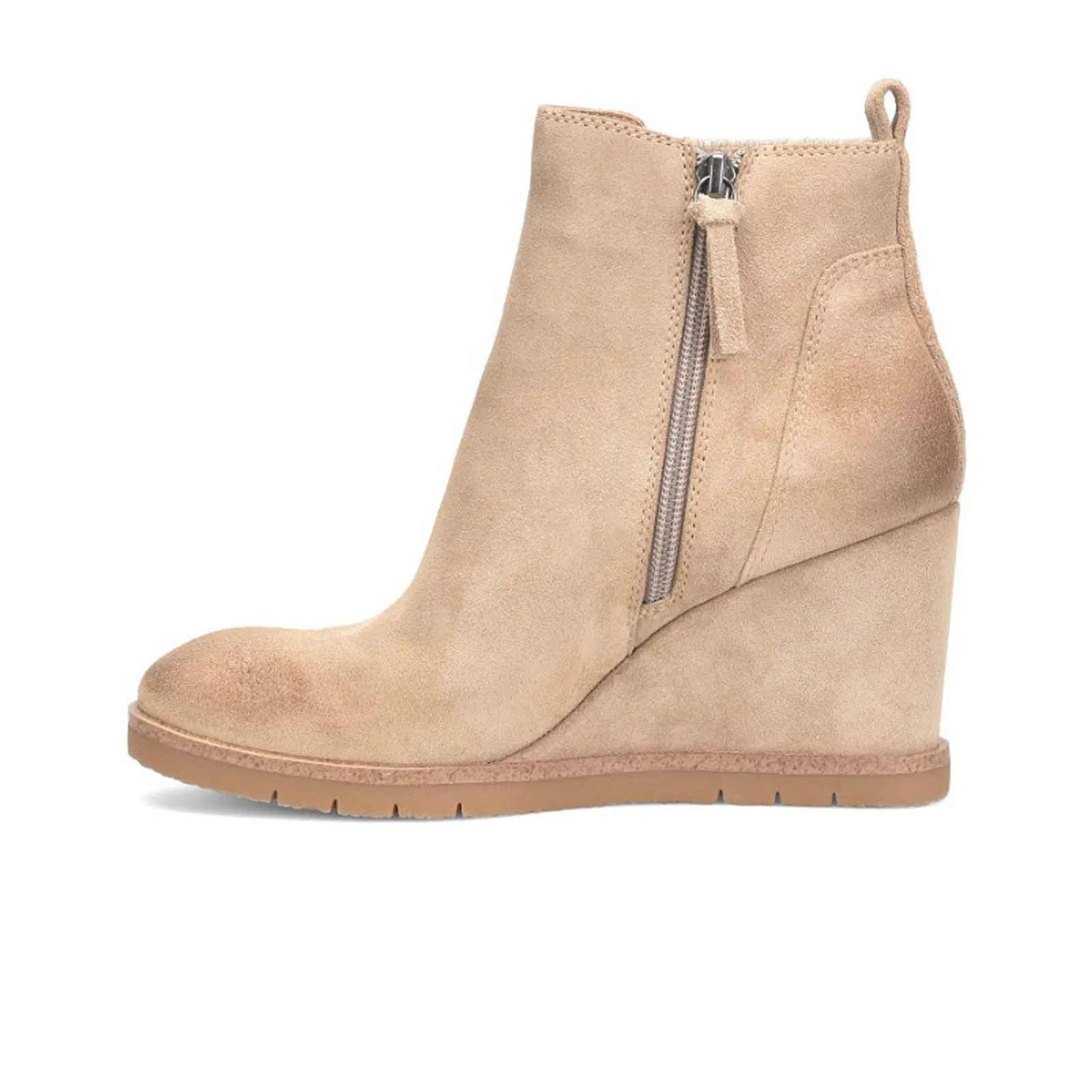 Sofft Monica Chelsea Wedge Boot (Women) - Barley Suede