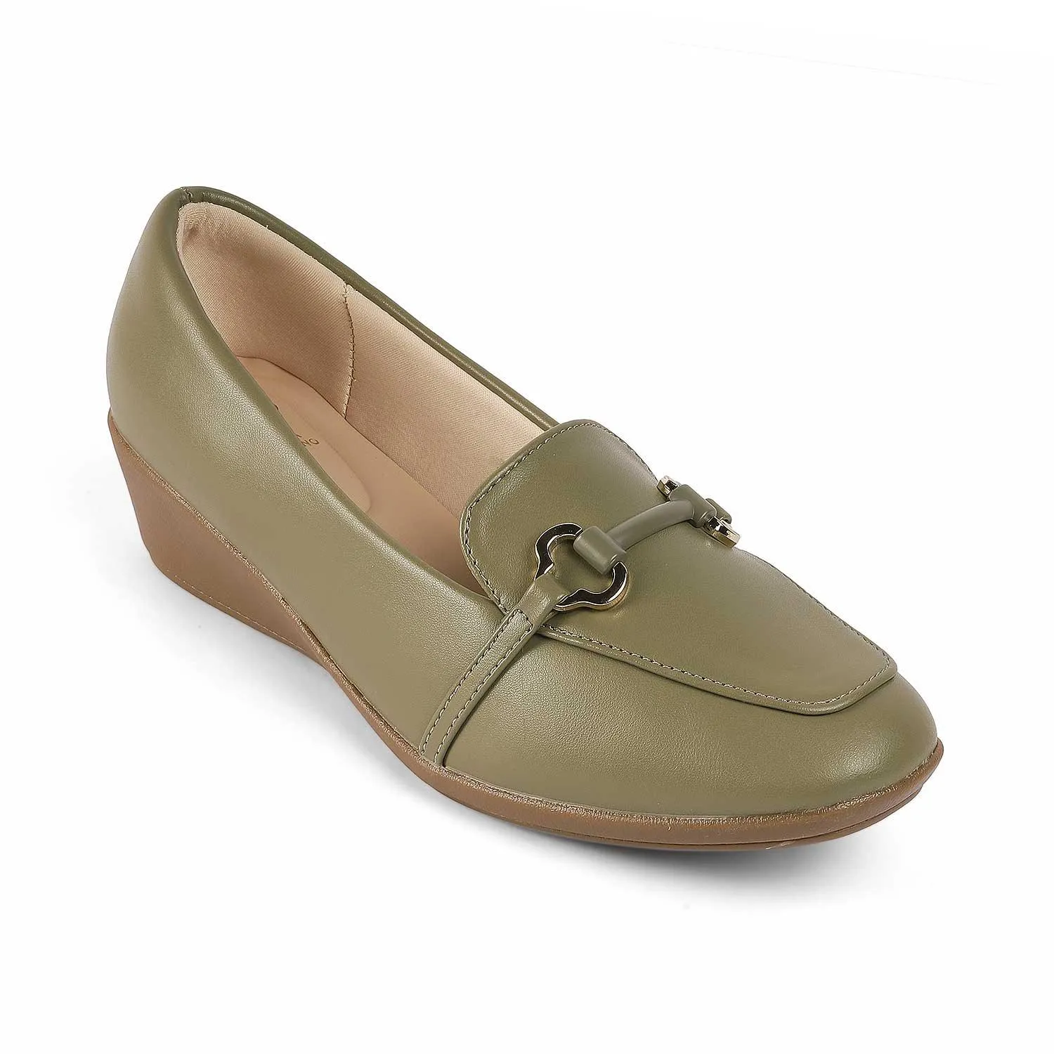 Tresmode Trevy Green Women's Casual Sole Loafers