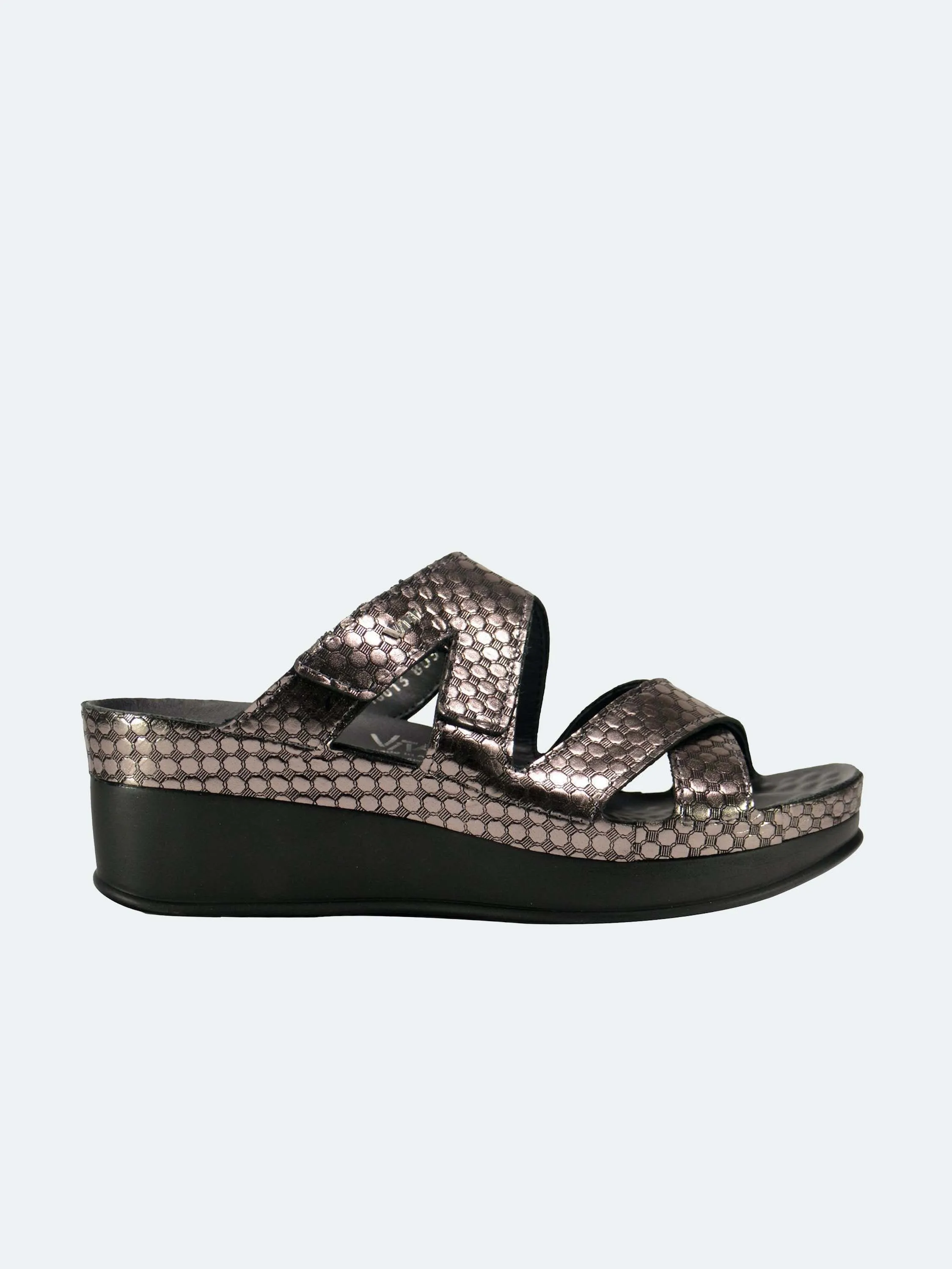 Vital Hexagon Platform Leather Sandals