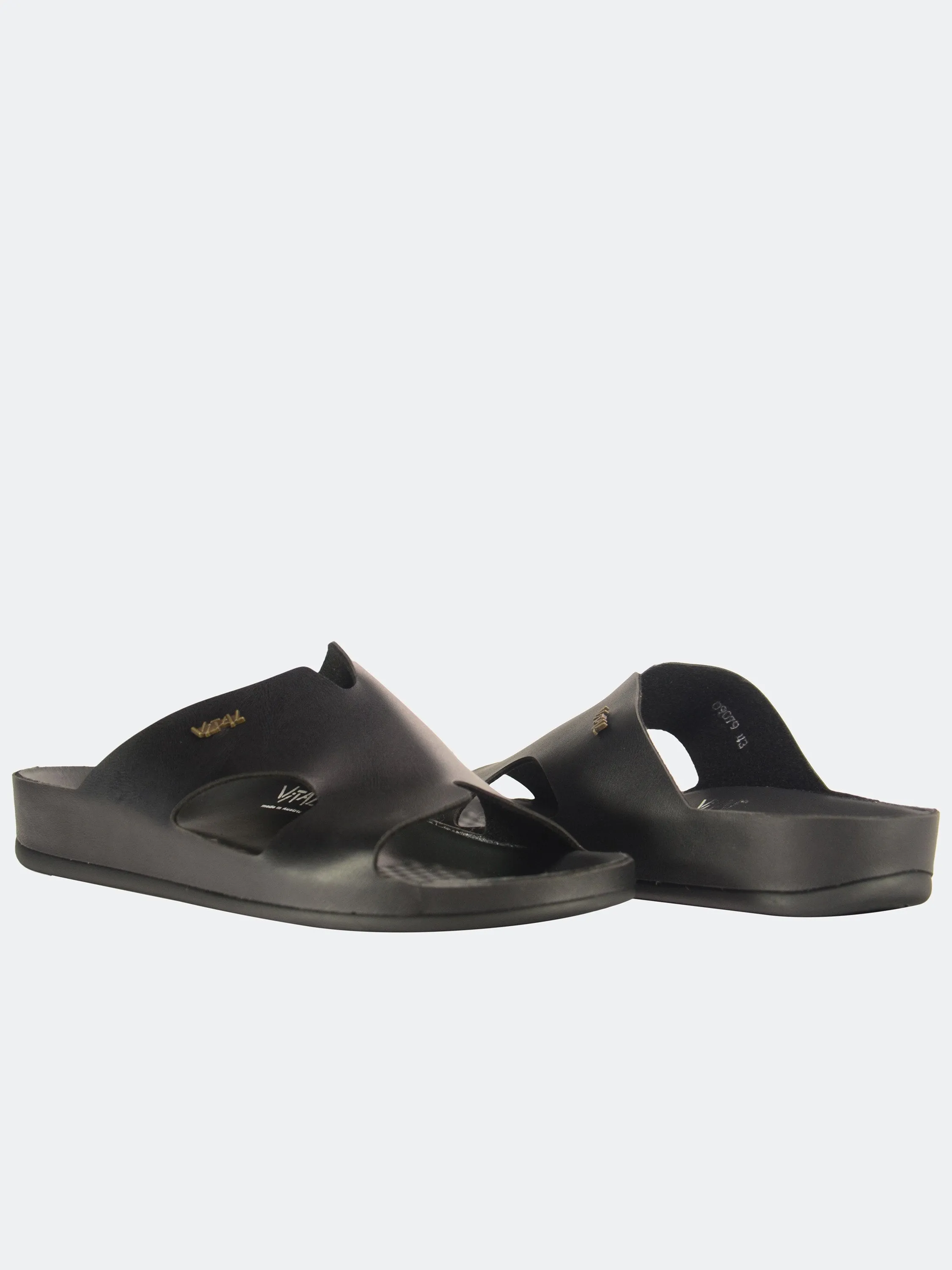 Vital Men's Slip On Leather Sandals