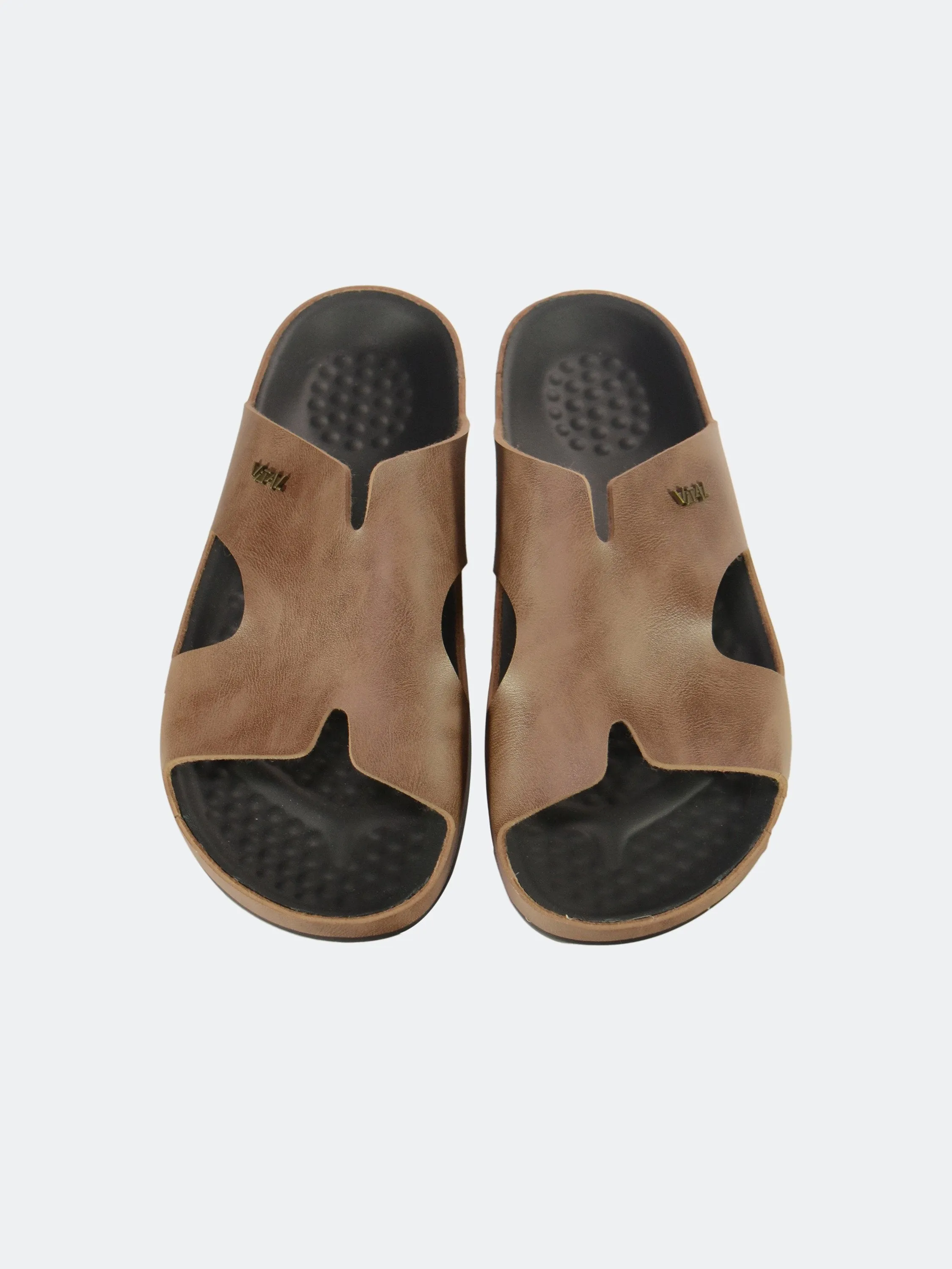 Vital Men's Slip On Leather Sandals