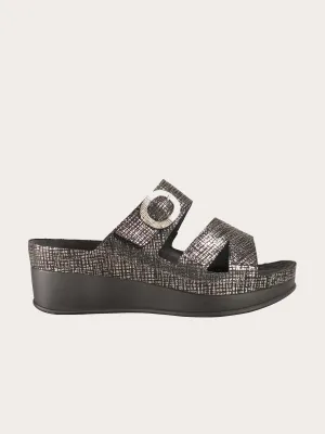 Vital Women's Round Buckle Platform Sandals