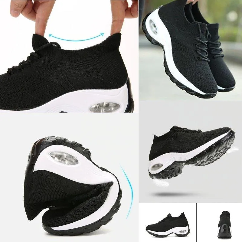 Walk On Cloud Cushioned Platform Sneakers