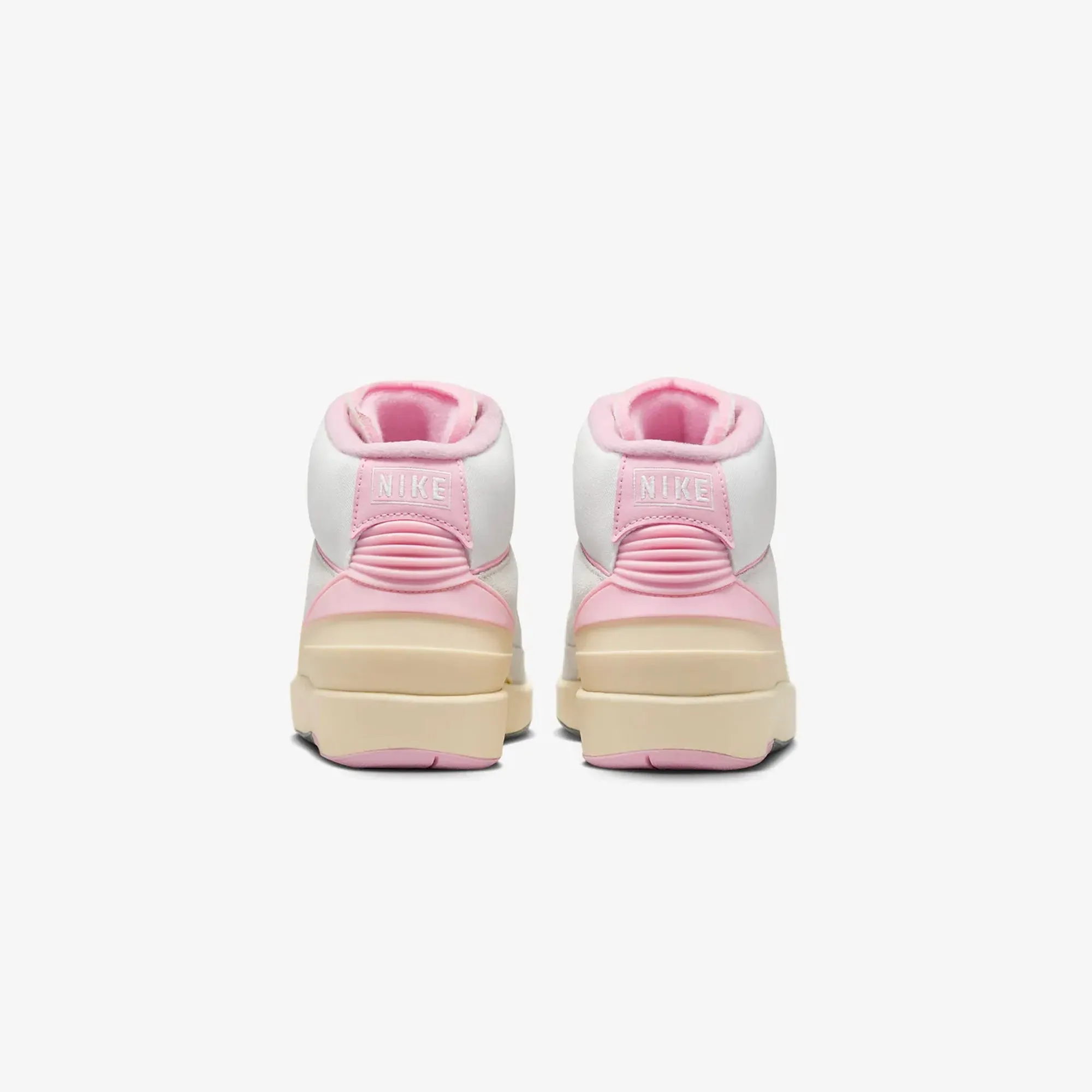 WMN'S AIR JORDAN 2 RETRO 'SUMMIT WHITE/GYM RED-MED SOFT PINK'