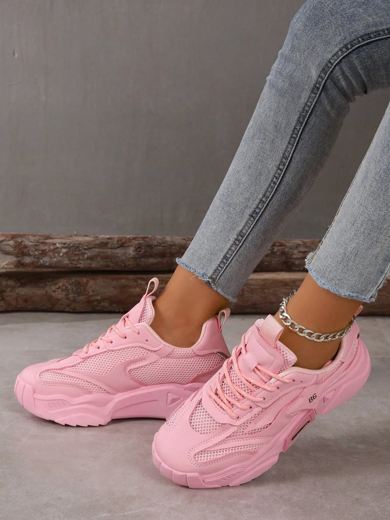 Women's Chunky Sneakers For Sports And Student Wear