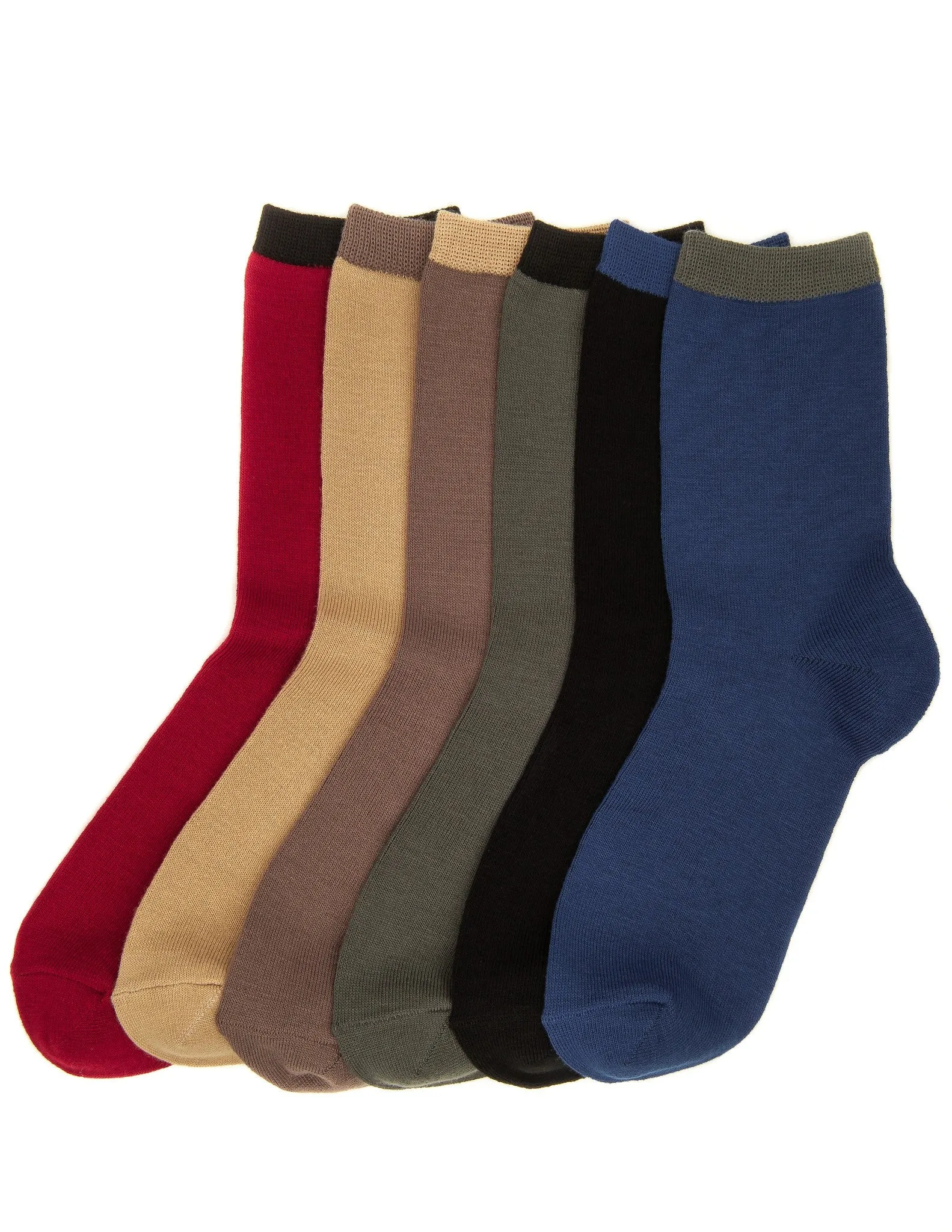 Women's Everyday Crew Socks - 6 Pairs